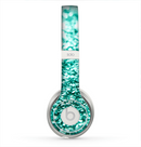 The Aqua Green Glimmer Skin for the Beats by Dre Solo 2 Headphones