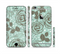 The Toned Green Vector Roses and Birds Sectioned Skin Series for the Apple iPhone 6