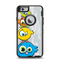 The Tower of Highlighted Cartoon Birds Apple iPhone 6 Otterbox Defender Case Skin Set