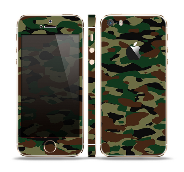 The Traditional Camouflage Skin Set for the Apple iPhone 5s