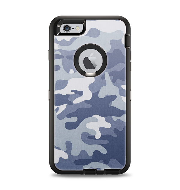 The Traditional Snow Camouflage Apple iPhone 6 Plus Otterbox Defender Case Skin Set
