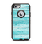 The Trendy Blue Abstract Wood Planks Apple iPhone 6 Otterbox Defender Case Skin Set