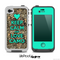 The Trendy Green V2 Keep Calm & Love Camo Real Woods Skin for the iPhone 4-4s LifeProof Case
