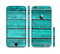 The Trendy Green Washed Wood Planks Sectioned Skin Series for the Apple iPhone 6