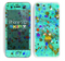 The Trendy Green with Splattered Paint Droplets Skin for the Apple iPhone 5c
