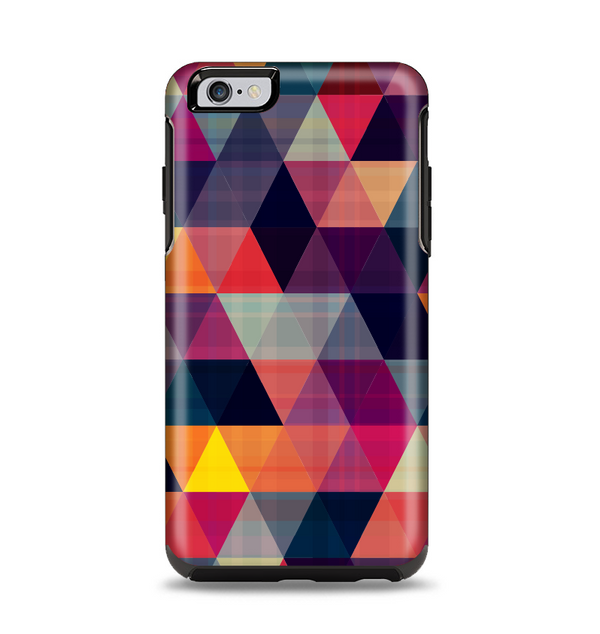 The Triangular Abstract Vibrant Colored Pattern Apple iPhone 6 Plus Otterbox Symmetry Case Skin Set