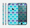 The Triangular Teal & Purple Abstract Cubes Skin for the Apple iPhone 6