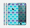 The Triangular Teal & Purple Abstract Cubes Skin for the Apple iPhone 6 Plus