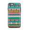 The Tribal Vector Green & Pink Abstract Pattern V3 Apple iPhone 6 Plus Otterbox Symmetry Case Skin Set