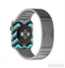 The Turquoise-Black-Gray Chevron Pattern Full-Body Skin Kit for the Apple Watch
