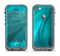 The Turquoise Blue Highlighted Fabric Apple iPhone 5c LifeProof Fre Case Skin Set
