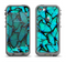 The Turquoise Butterfly Bundle Apple iPhone 5c LifeProof Fre Case Skin Set