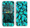 The Turquoise Butterfly Bundle Skin for the Apple iPhone 5c