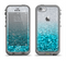 The Turquoise & Silver Glimmer Fade Apple iPhone 5c LifeProof Fre Case Skin Set
