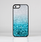 The Turquoise & Silver Glimmer Fade Skin-Sert for the Apple iPhone 5c Skin-Sert Case