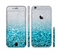 The Turquoise & Silver Glimmer Fade Sectioned Skin Series for the Apple iPhone 6 Plus