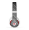 The Two-Toned Dark Black Wide Chevron Pattern V3 Skin for the Beats by Dre Studio (2013+ Version) Headphones