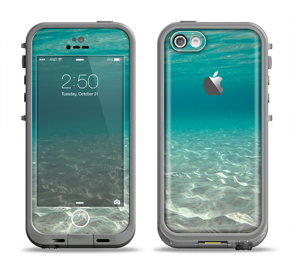 The Under The Sea Scenery Apple iPhone 5c LifeProof Fre Case Skin Set