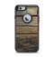 The Uneven Dark Wooden Planks Apple iPhone 6 Otterbox Defender Case Skin Set
