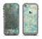 The Unfocused Green & White Drop Surface Apple iPhone 5c LifeProof Fre Case Skin Set