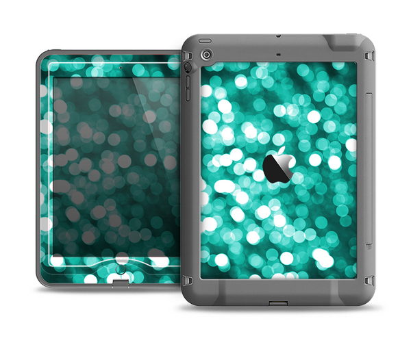The Unfocused Teal Orbs of Light Apple iPad Air LifeProof Nuud Case Skin Set