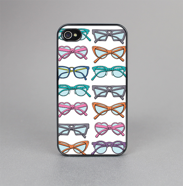 The Various Colorful Vector Glasses Skin-Sert for the Apple iPhone 4-4s Skin-Sert Case