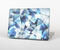 The Vector Abstract Shaped Blue Overlay V3 Skin Set for the Apple MacBook Pro 15" with Retina Display