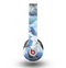 The Vector Abstract Shaped Blue Overlay V3 Skin for the Beats by Dre Original Solo-Solo HD Headphones