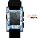 The Vector Abstract Shaped Blue Overlay V3 Skin for the Pebble SmartWatch