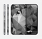 The Vector Black & White Abstract Connect Pattern Skin for the Apple iPhone 6