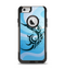 The Vector Blue Abstract Fish Apple iPhone 6 Otterbox Commuter Case Skin Set