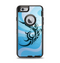 The Vector Blue Abstract Fish Apple iPhone 6 Otterbox Defender Case Skin Set
