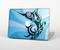 The Vector Blue Abstract Fish Skin Set for the Apple MacBook Pro 15" with Retina Display