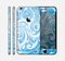 The Vector Blue Abstract Swirly Design Skin for the Apple iPhone 6 Plus