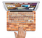 The Vector Brick Wall Slabs Skin Set for the Apple MacBook Pro 15" with Retina Display