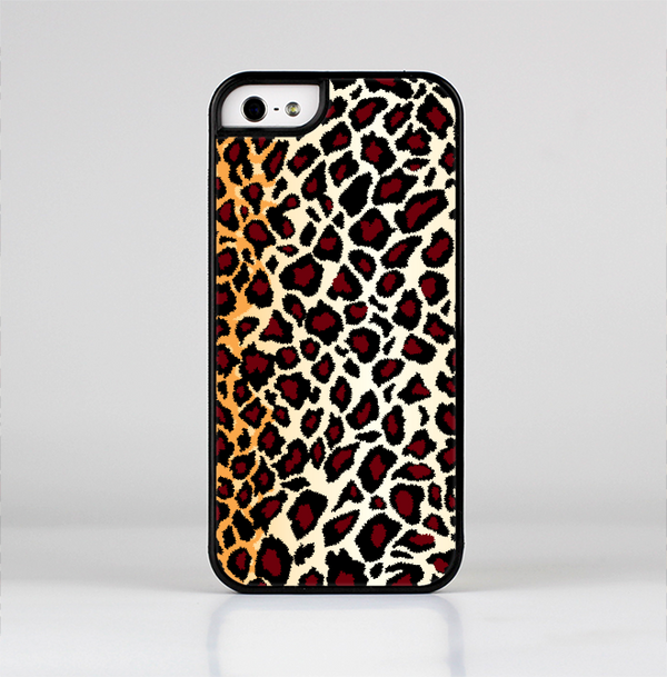 The Vector Brown Leopard Print Skin-Sert for the Apple iPhone 5-5s Skin-Sert Case