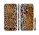 The Vector Brown Leopard Print Sectioned Skin Series for the Apple iPhone 6 Plus
