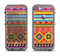 The Vector Gold & Purple Aztec Pattern V32 Apple iPhone 5c LifeProof Fre Case Skin Set