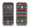 The Vector Green & Pink Aztec Pattern Apple iPhone 5c LifeProof Fre Case Skin Set