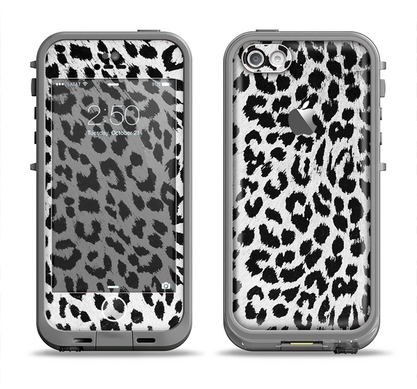 The Vector Leopard Animal Print Apple iPhone 5c LifeProof Fre Case Skin Set