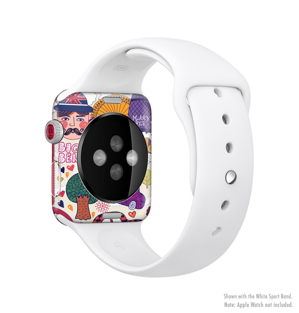 The Vector London England Sketchbook Full-Body Skin Kit for the Apple Watch