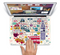 The Vector London Sketchbook Collage Skin Set for the Apple MacBook Pro 15" with Retina Display