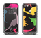 The Vector Neon Dinosaur Apple iPhone 5c LifeProof Fre Case Skin Set