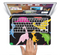 The Vector Neon Dinosaur Skin Set for the Apple MacBook Pro 13" with Retina Display