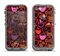 The Vector Orange & Pink Coffee Time Apple iPhone 5c LifeProof Fre Case Skin Set