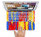 The Vector Paint Drips Skin Set for the Apple MacBook Pro 13" with Retina Display