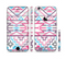 The Vector Pink & White Modern Aztec Pattern Sectioned Skin Series for the Apple iPhone 6