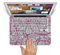 The Vector Purple Thin Laced Skin Set for the Apple MacBook Pro 15" with Retina Display