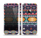 The Vector Purple and Colored Aztec pattern V4 Skin Set for the Apple iPhone 5