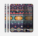The Vector Purple and Colored Aztec pattern V4 Skin for the Apple iPhone 6 Plus